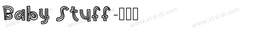 Baby Stuff字体转换